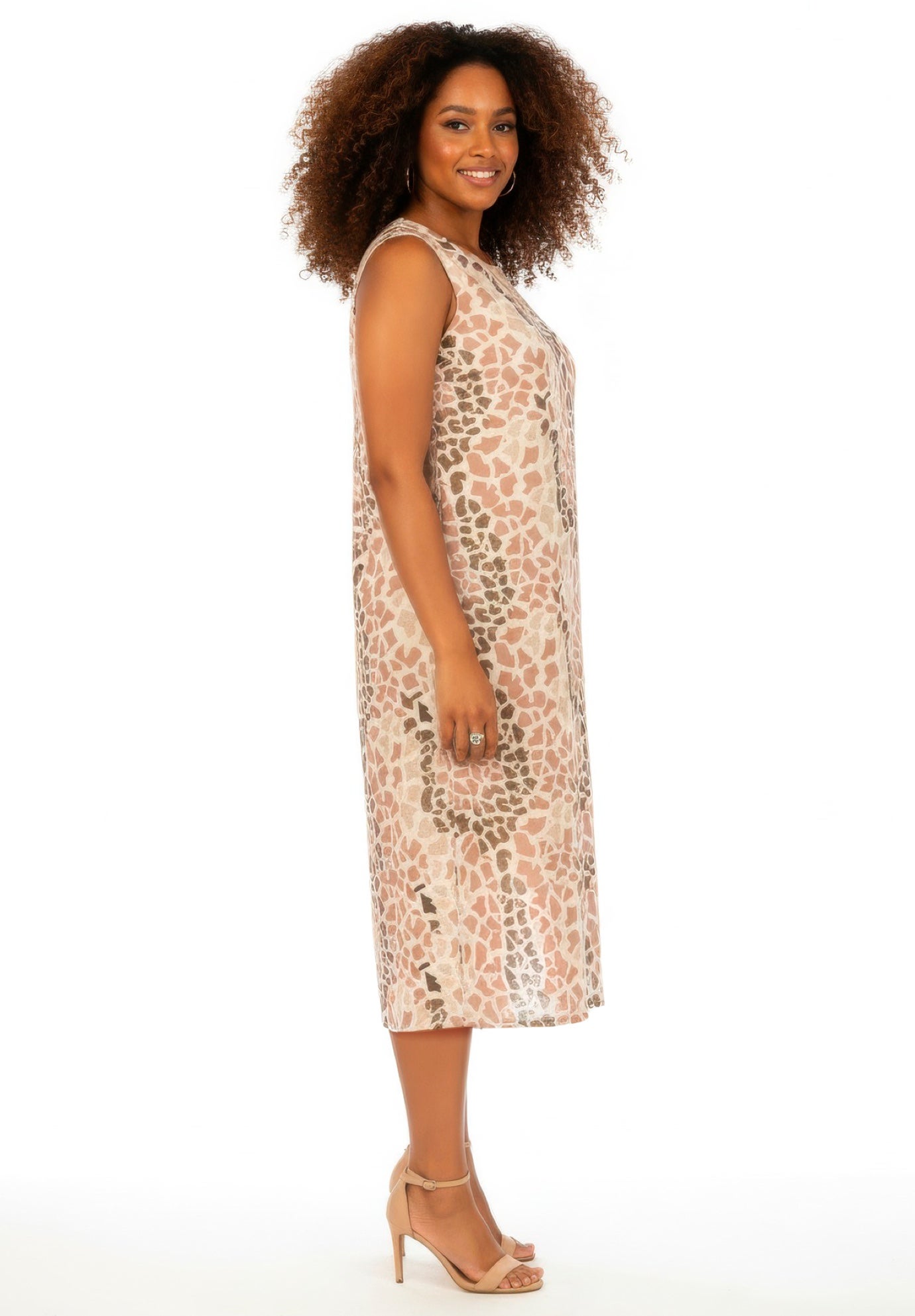 Sleeveless Mesh Dress image number 3