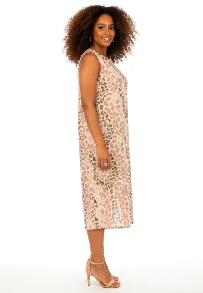 Sleeveless Mesh Dress image number 3