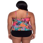 Ronnie Two Tier Ruffle Tankini Swimsuit Top image number 1