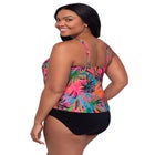Ronnie Two Tier Ruffle Tankini Swimsuit Top image number 2