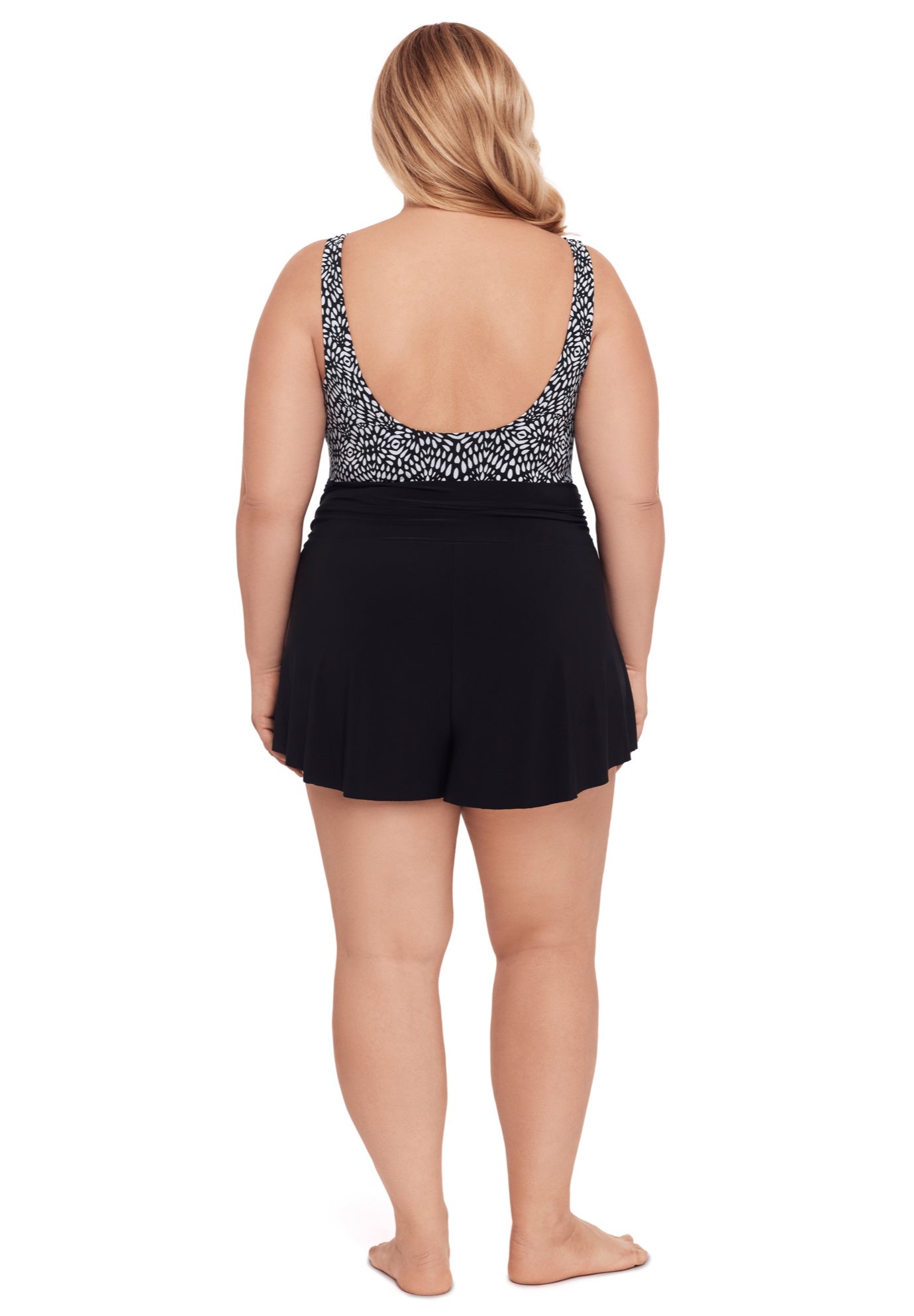 Rebecca Plus Swimsuit Romper with Pockets image number 1