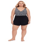 Rebecca Plus Swimsuit Romper with Pockets image number 0