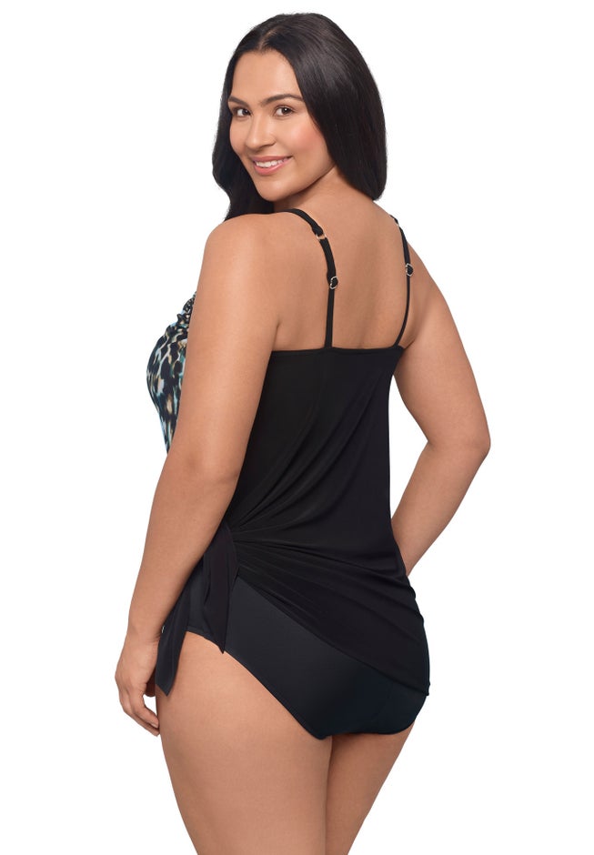 Brianna Adjustable Coverage Plus Swimdress image number 2