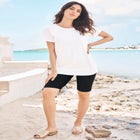 Plus Size Everyday Essential Stretch Bike Shorts image number null