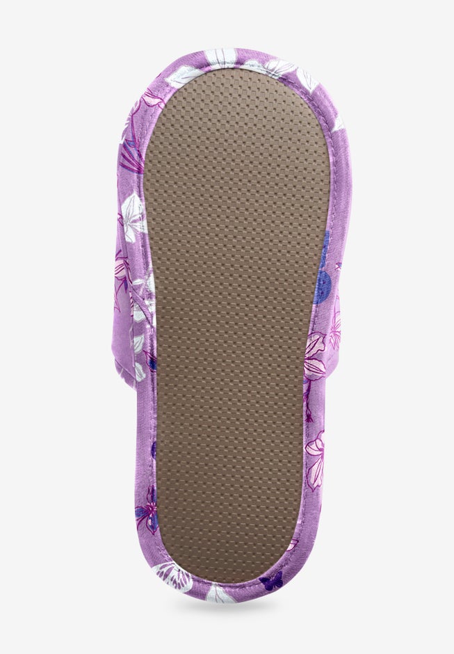 Dreams & Co.&reg; Cotton Slide Slippers image number 2