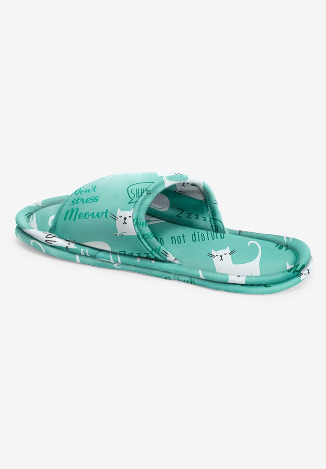 Cotton Slide Slippers image number 1