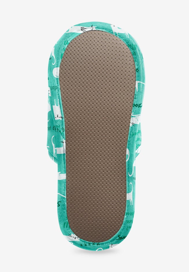 Cotton Slide Slippers image number 2