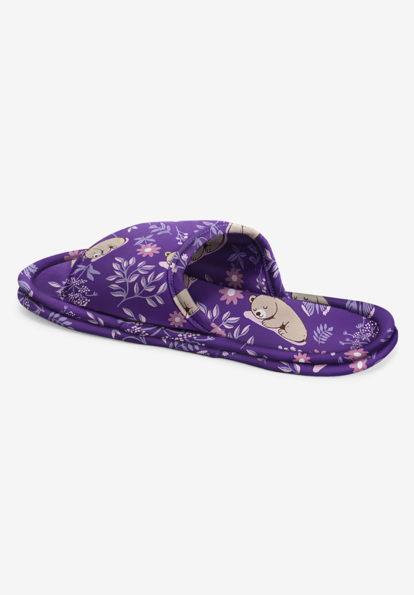 Cotton Slide Slippers image number 1