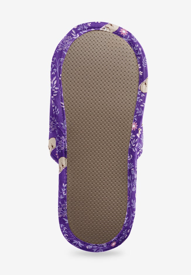 Cotton Slide Slippers image number 2