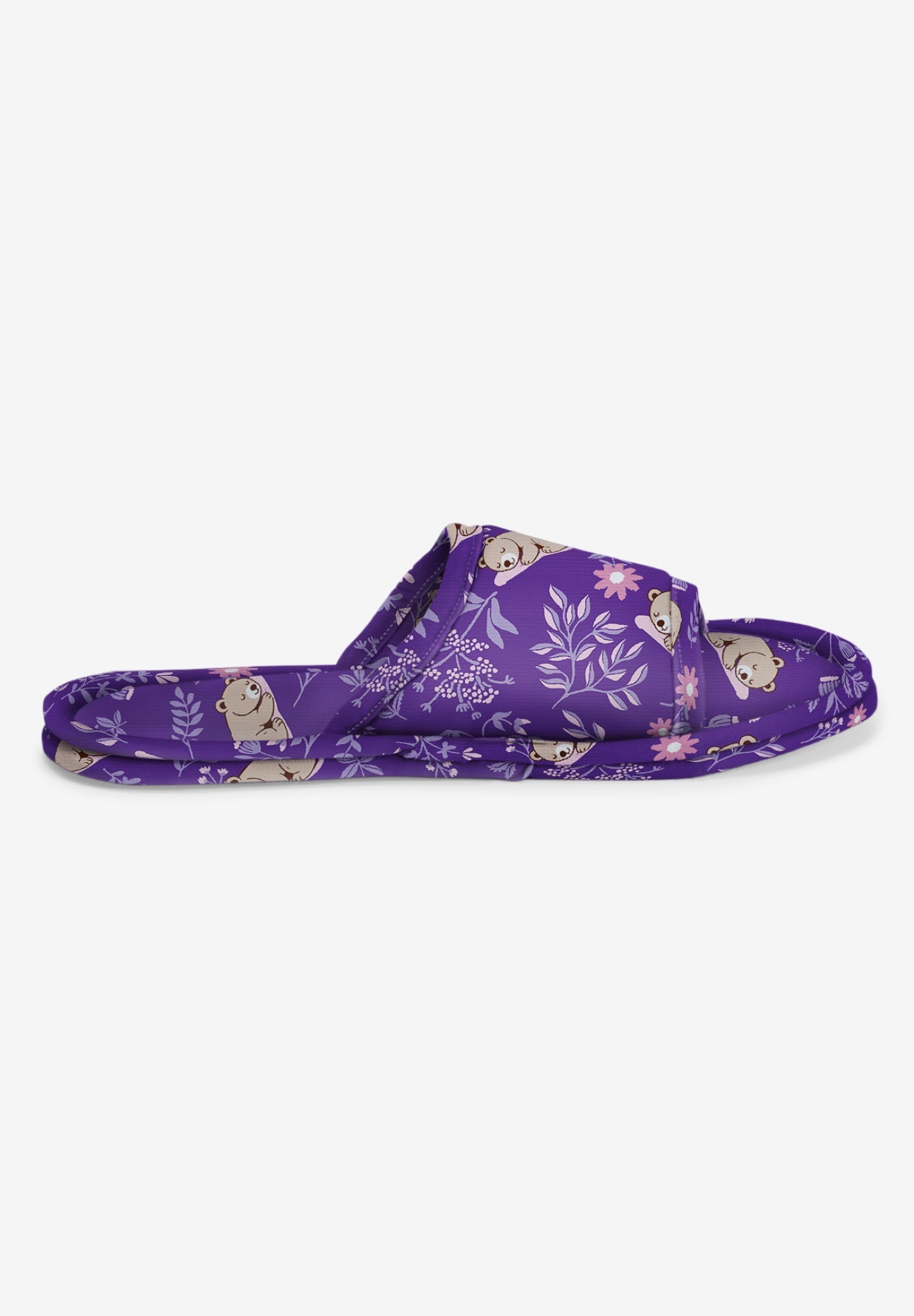 Cotton Slide Slippers image number 3