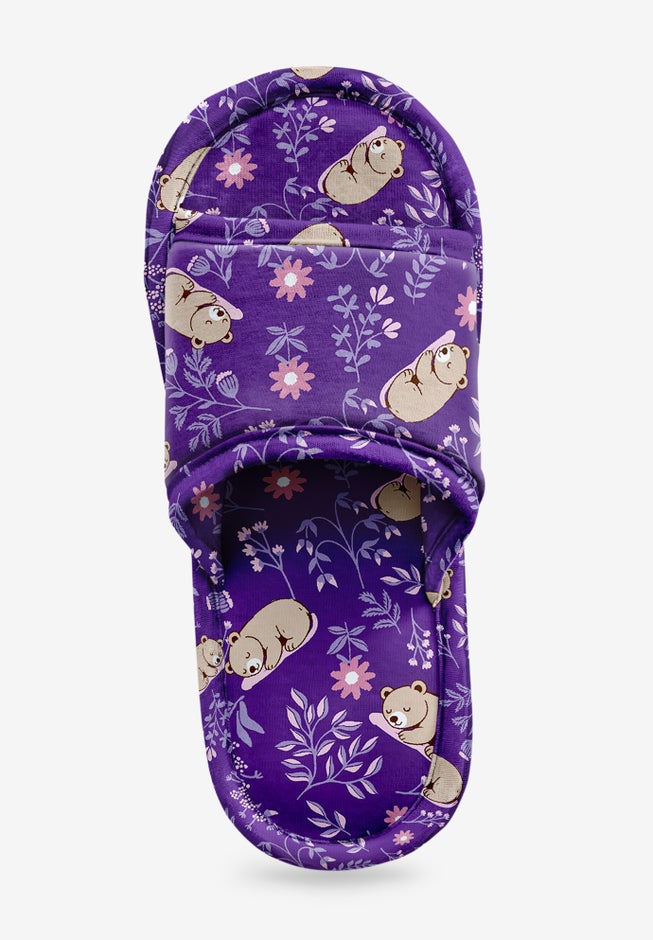 Cotton Slide Slippers image number 4