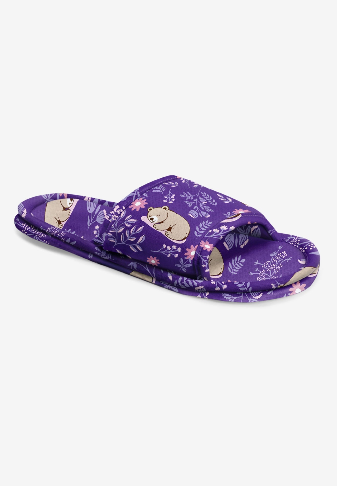 Cotton Slide Slippers image number 0