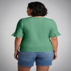 Eyelet Trim Top image number null