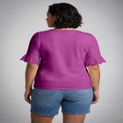 Eyelet Trim Top image number null