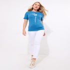 Cotton Slub Graphic Tee image number null