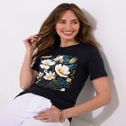 Cotton Slub Graphic Tee image number null