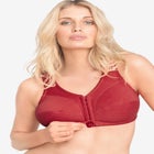 Cotton Front-Close Wireless Bra image number null