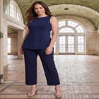 PerfectEase Peplum Top image number 1