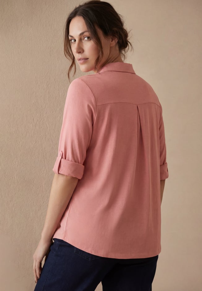 Everyday Roll-Tab Shirt image number 3