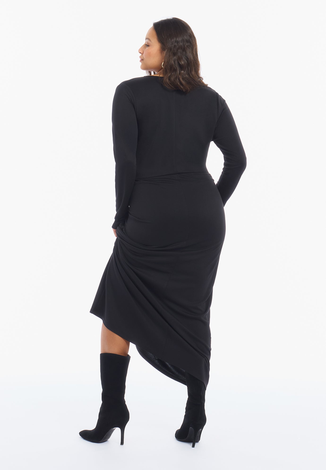 Tie-Waist Knit Maxi Dress image number 1