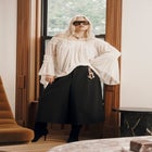 Pleated Wide-Leg Culottes image number 0
