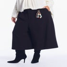 Pleated Wide-Leg Culottes image number 1