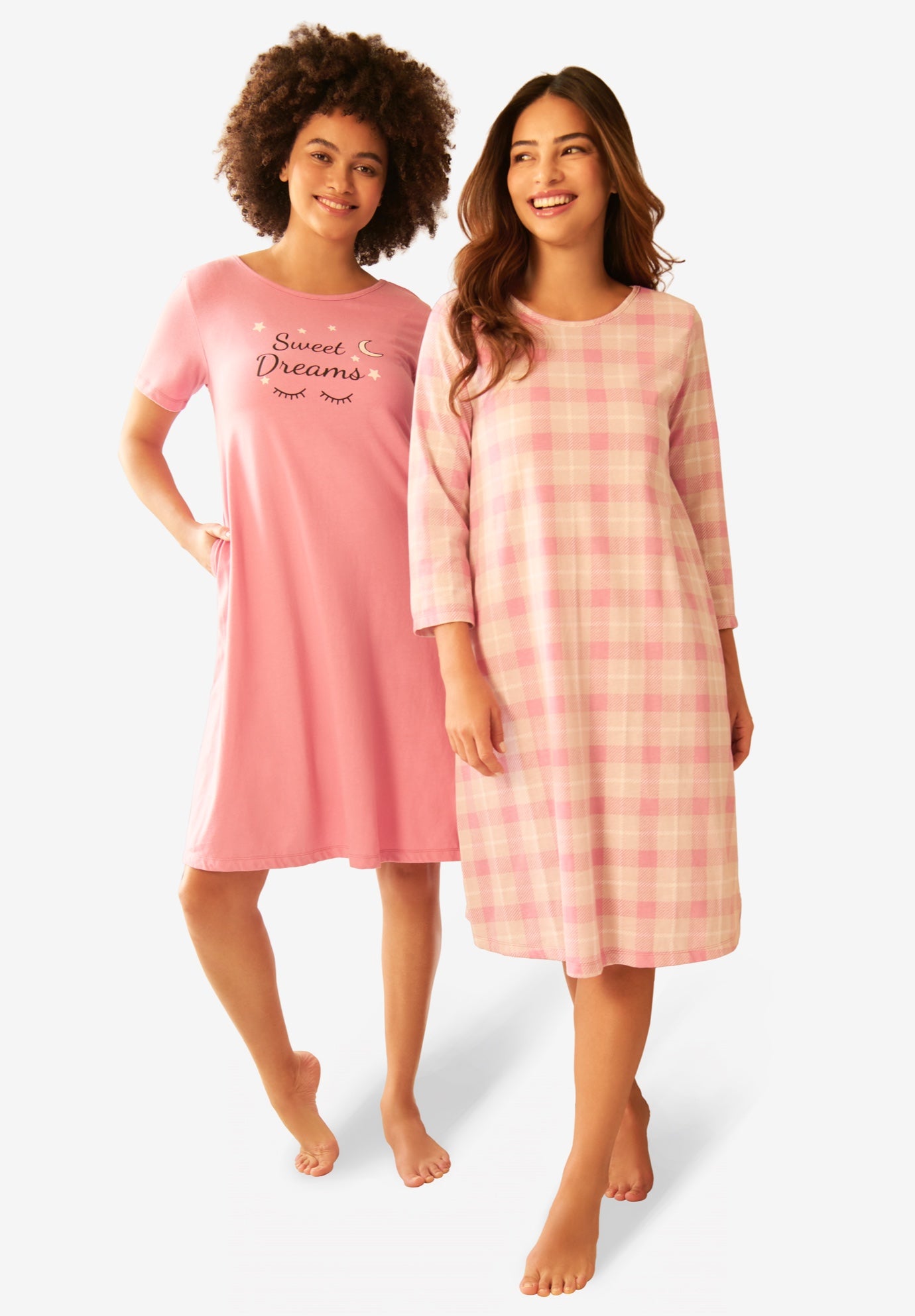 Dreams & Co.&reg; 2-Pack Sleepshirts image number 0