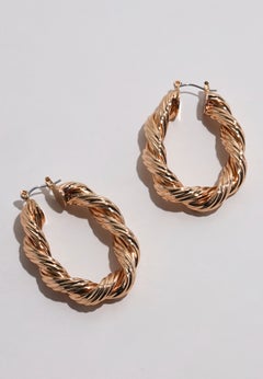 Twisted Hoop Earrings