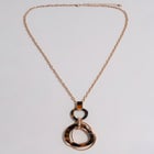 Tortoiseshell Pendant Necklace image number 0