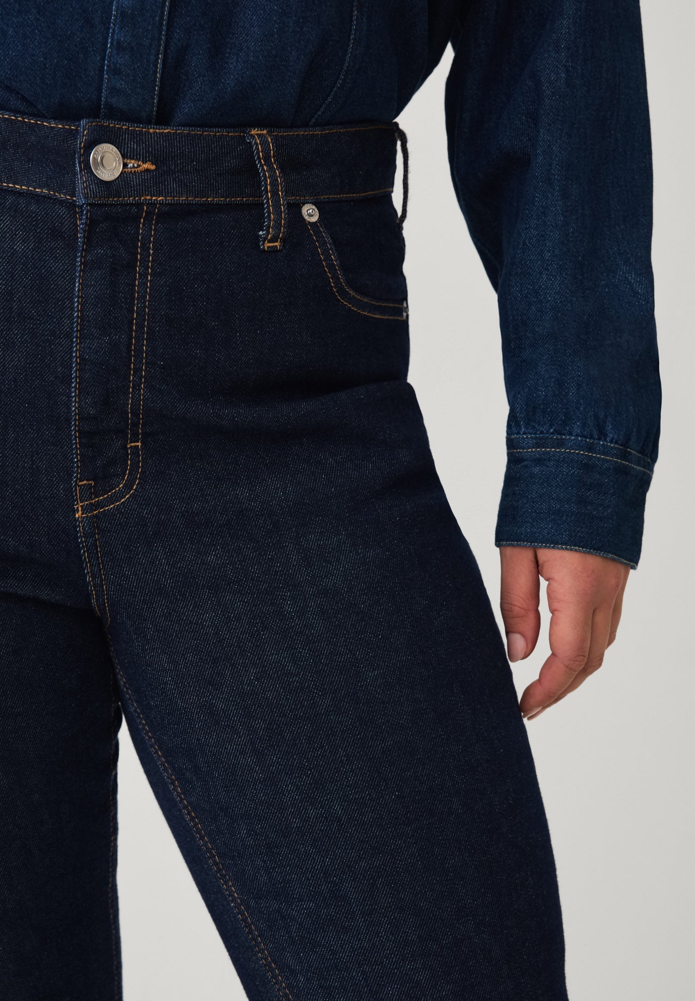 Straight Leg Stretch Jeans image number 3