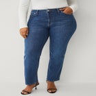 Straight Leg Stretch Jeans image number 0
