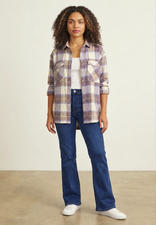 Mid-Rise Comfort Stretch 5-Pocket Bootcut Jeans image number 1