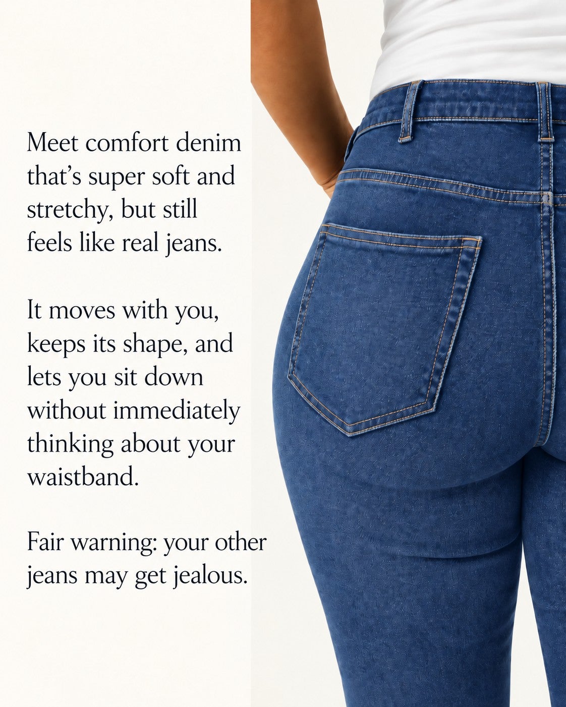 Mid-Rise Comfort Stretch 5-Pocket Bootcut Jeans image number 4