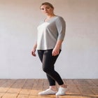 Signature 3/4 Sleeve V-Neck Tee image number 2