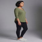 Signature 3/4 Sleeve V-Neck Tee image number 2