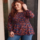 Sela Smocked Long Sleeve Top image number 0