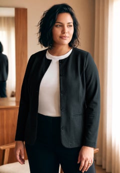 Ponte Button Blazer