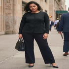 Ponte Button Blazer image number null