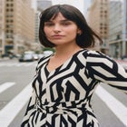 Delia Draped Asymmetrical Top image number 1