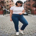 Butter Denim Curvy Straight Leg Jean image number null