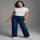 Butter Denim Wide Leg Jean image number null
