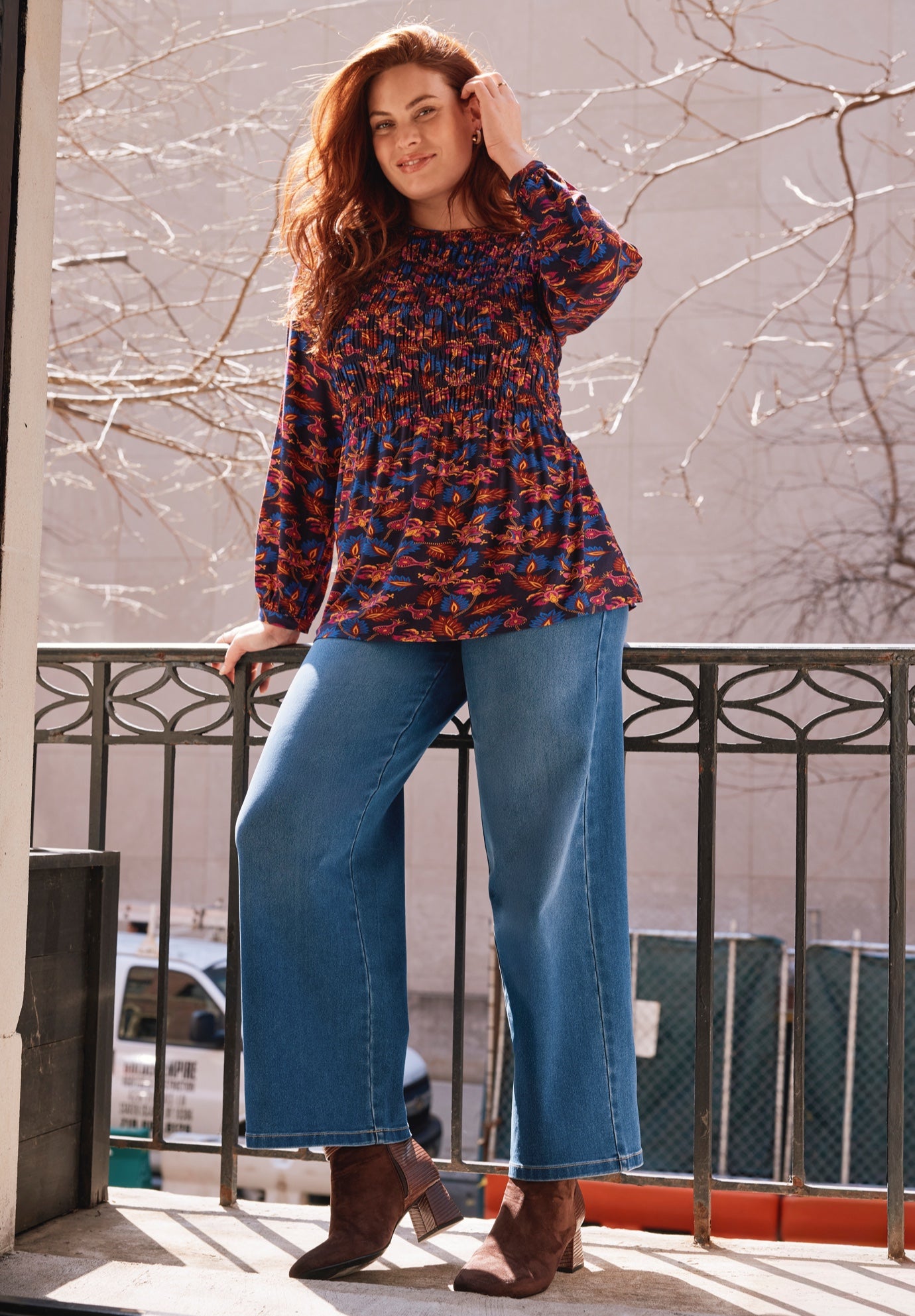 Butter Denim Wide Leg Jean image number 1