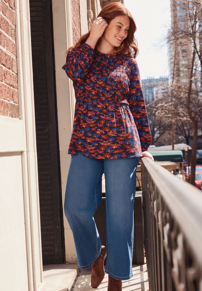 Butter Denim Wide Leg Jean image number 1