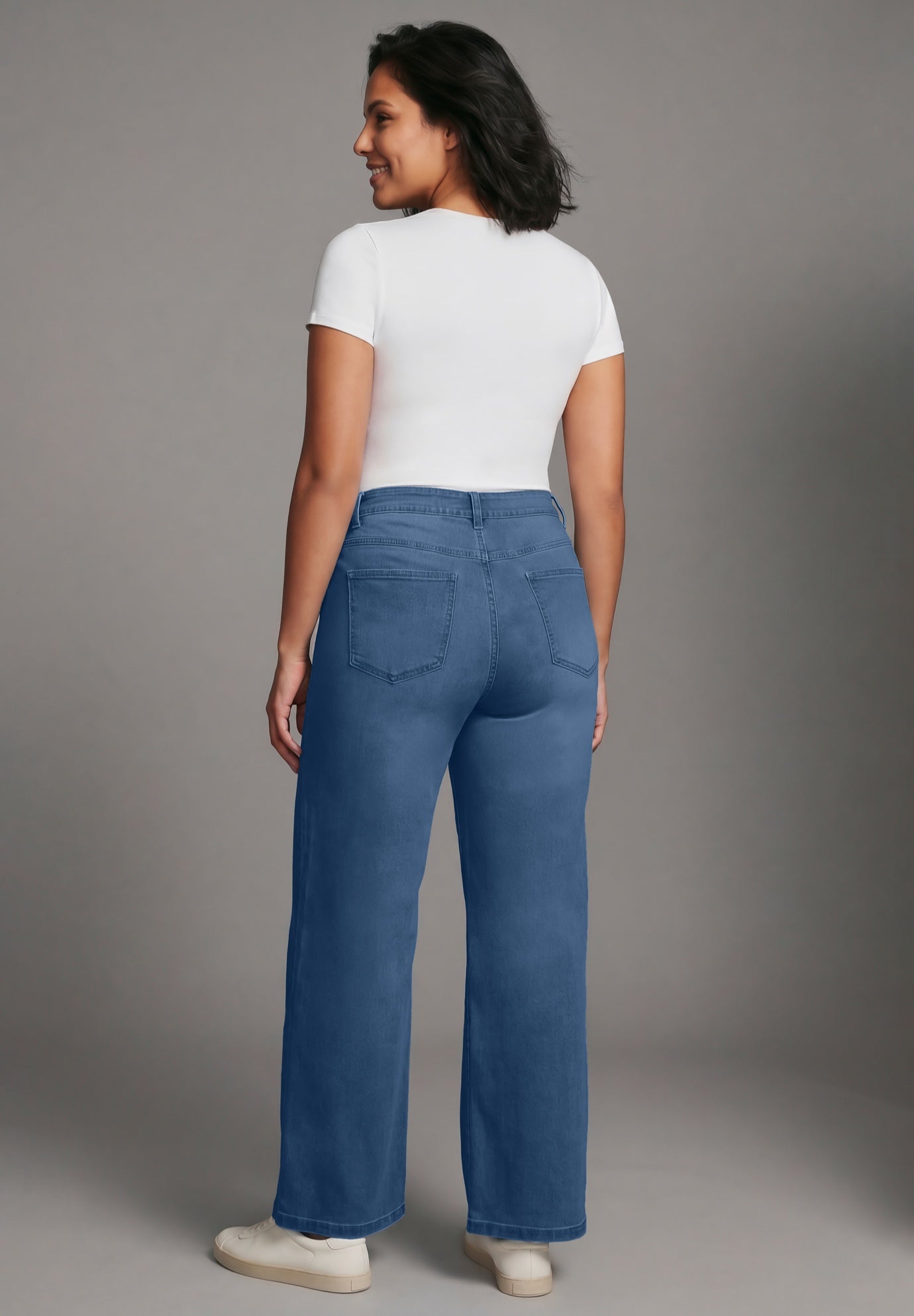 Butter Denim Wide Leg Jean image number 2