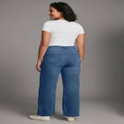 Butter Denim Wide Leg Jean image number null
