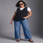 Butter Denim Wide Leg Jean image number null