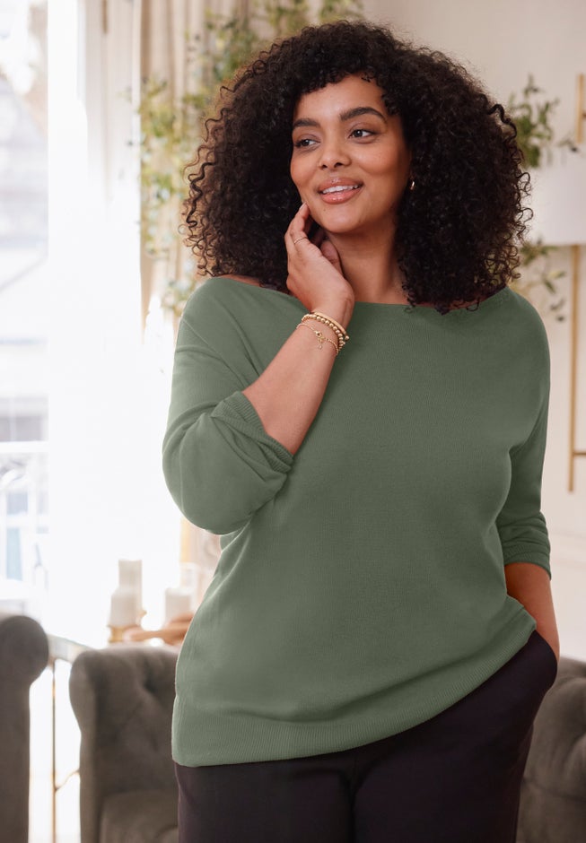 Convertible Pullover Sweater image number 1