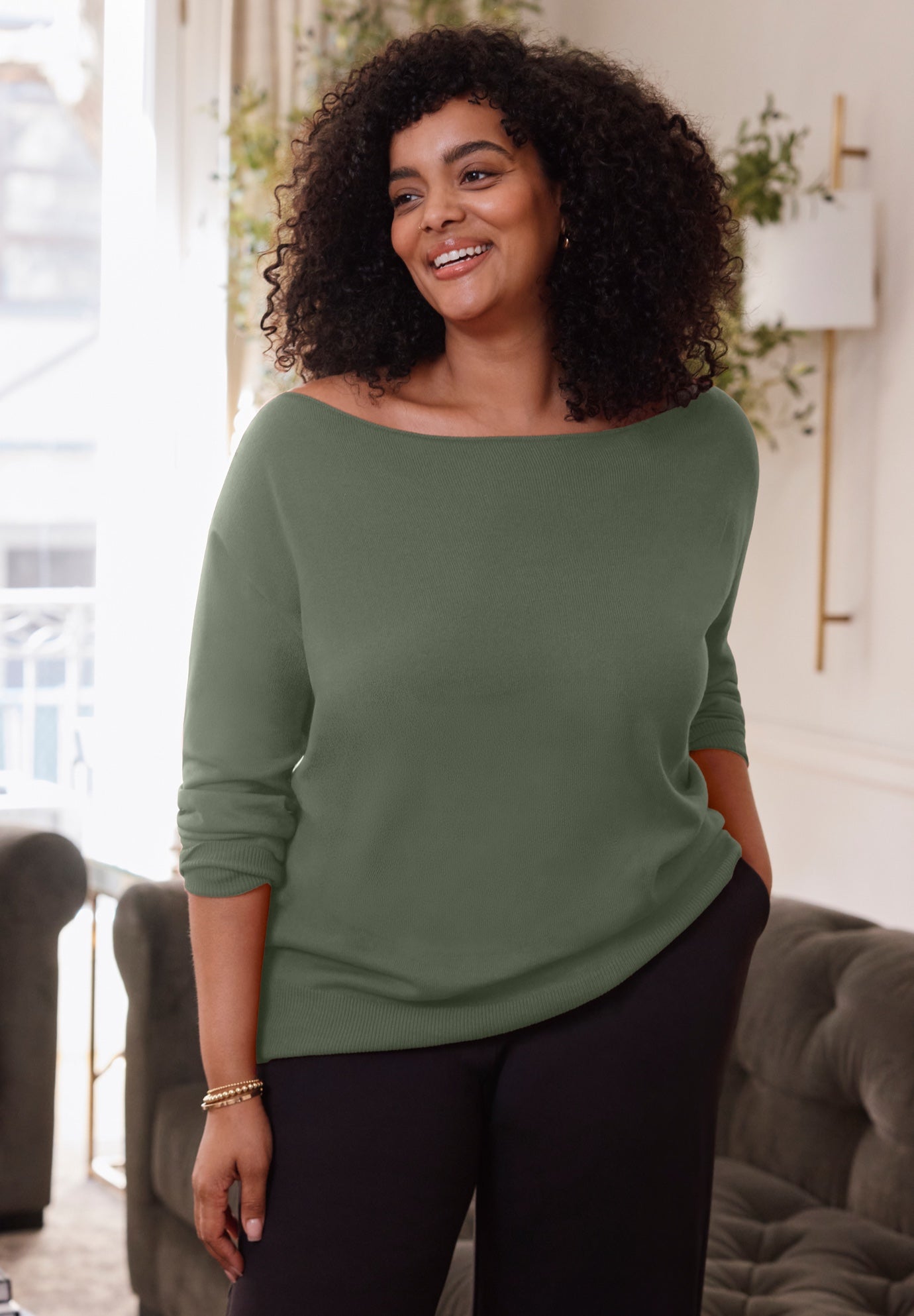 Convertible Pullover Sweater image number 0