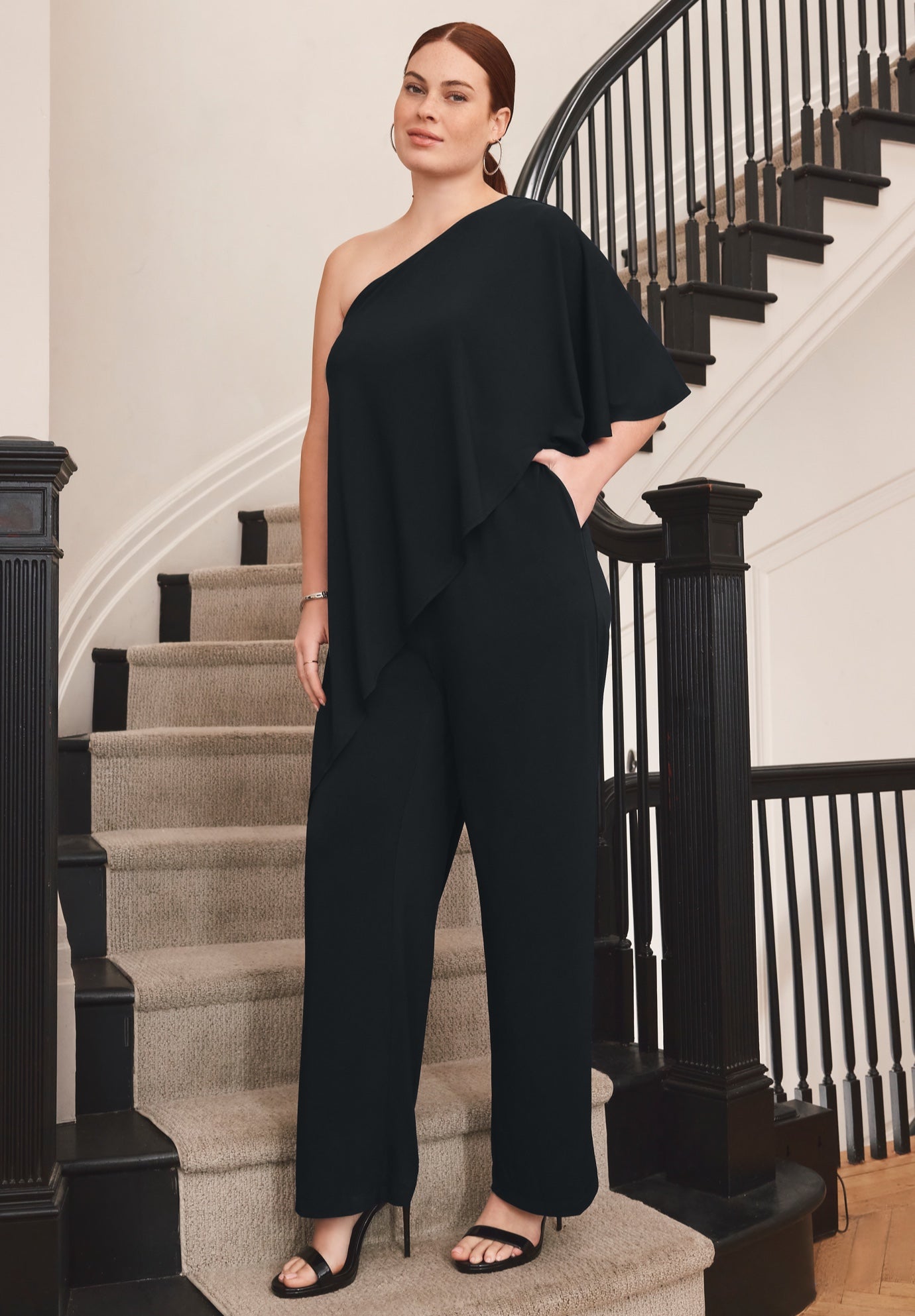 Audrey One Shoulder Jumpsuit image number 1