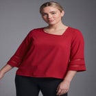 Sheer Bell Sleeve Tunic image number 0